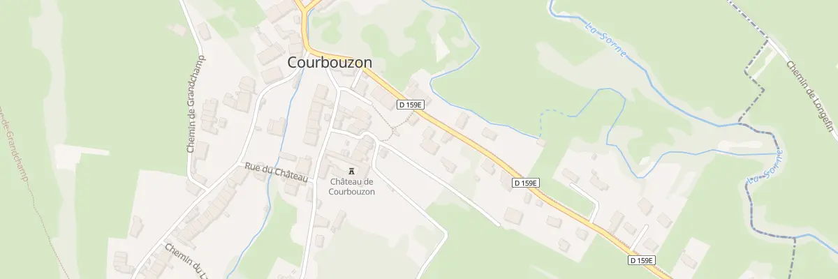 Plan du 154 Rte du Val de Sorne à Courbouzon