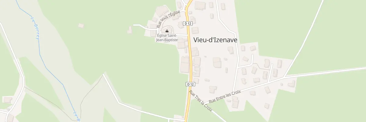 Plan du 116 Gr Grande Rue à Vieu-d’Izenave