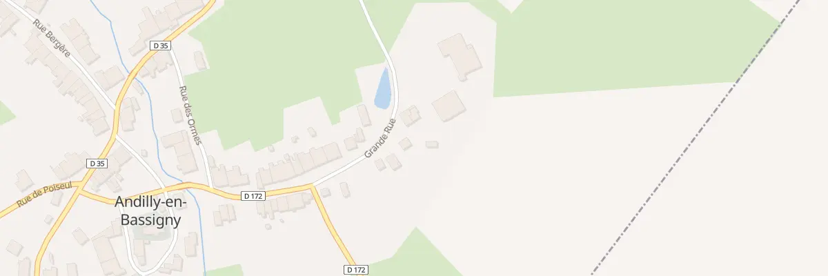 Plan du 12 Gr Grande Rue à Andilly-en-Bassigny