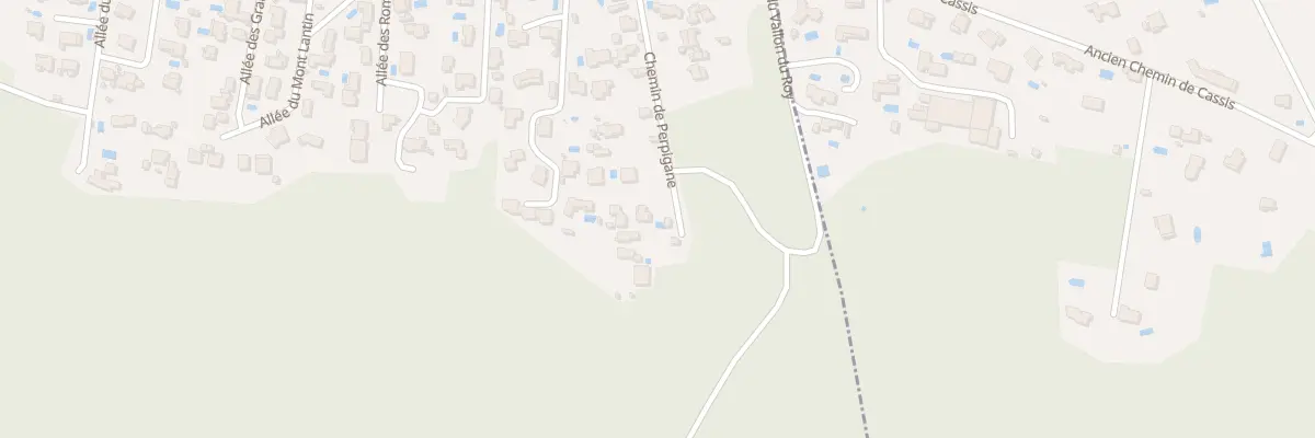 Plan du 22B Che de la Perpigane à La Penne-sur-Huveaune