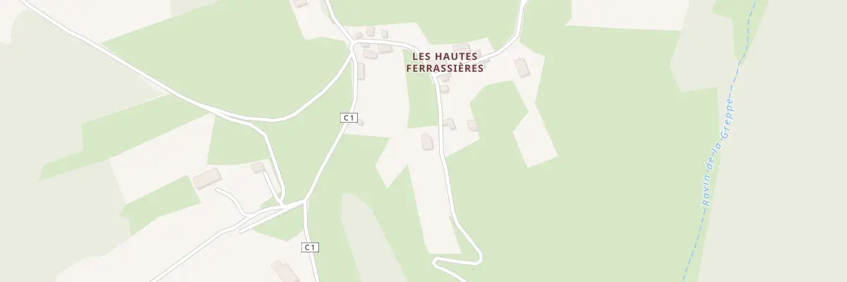 Plan du 6100 Rte des Hautes Ferrassieres à Ferrassières