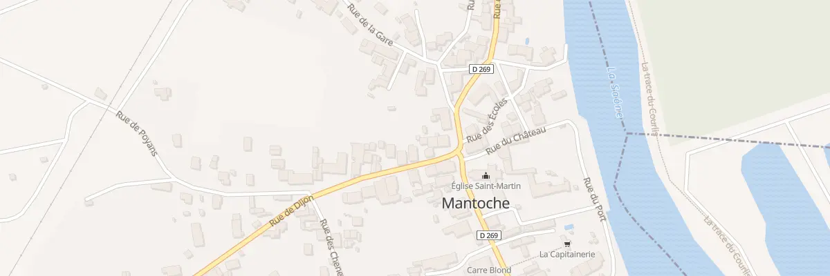 Plan du 8 Rue de Dijon à Mantoche