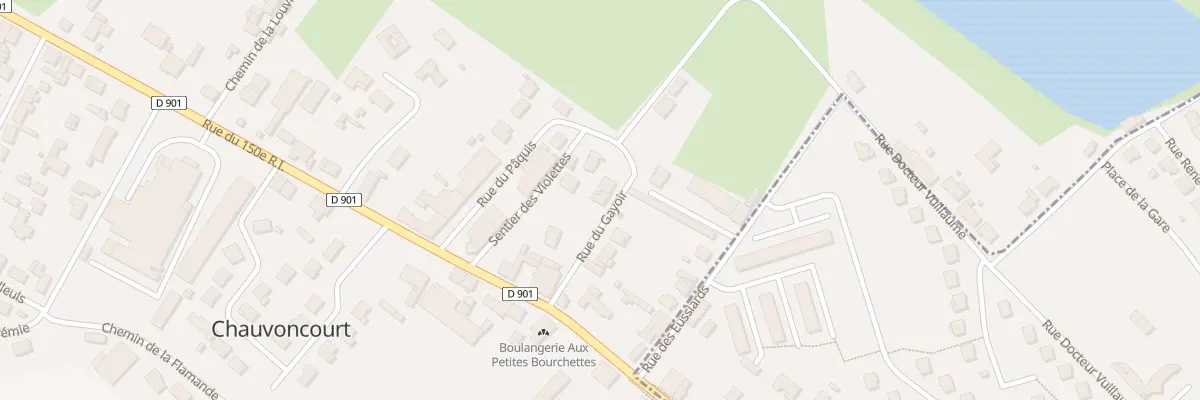 Plan du 1 Rue du Gayoir à Chauvoncourt