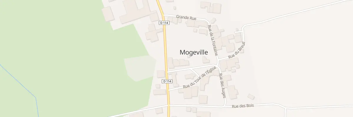 Plan du 2 Rue du Tour de l’Eglise à Mogeville