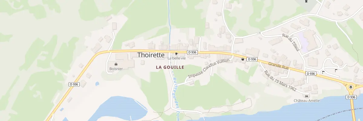 Plan du 53 Grande Rue - Thoirette à Thoirette-Coisia