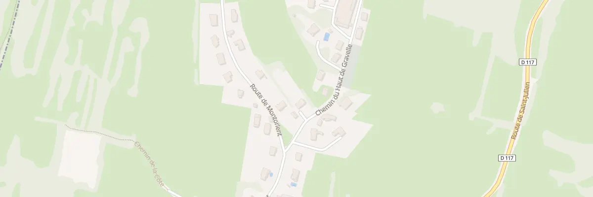 Plan du 67 Che du Haut de Gravelle à Geruge