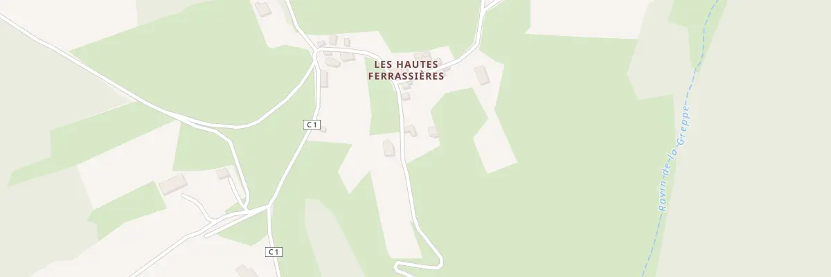Plan du 6085 Rte des Hautes Ferrassieres à Ferrassières