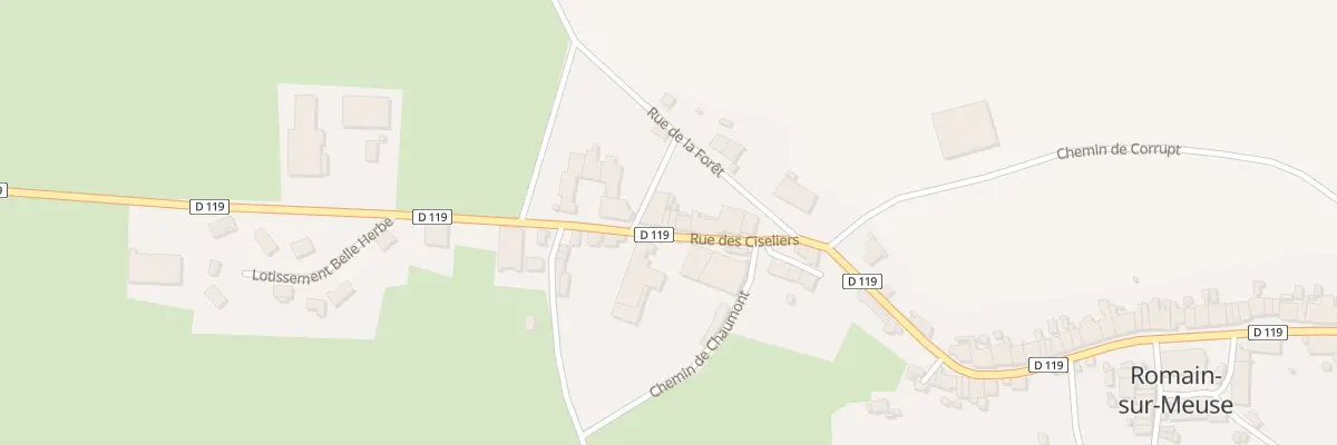 Plan du 72 Rue des Ciseliers à Romain-sur-Meuse