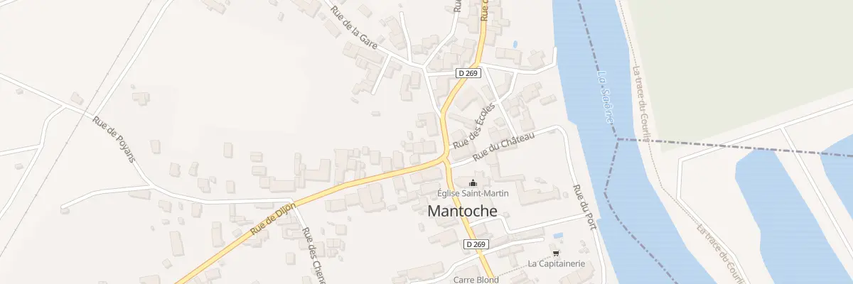 Plan du 2 Rue de Dijon à Mantoche
