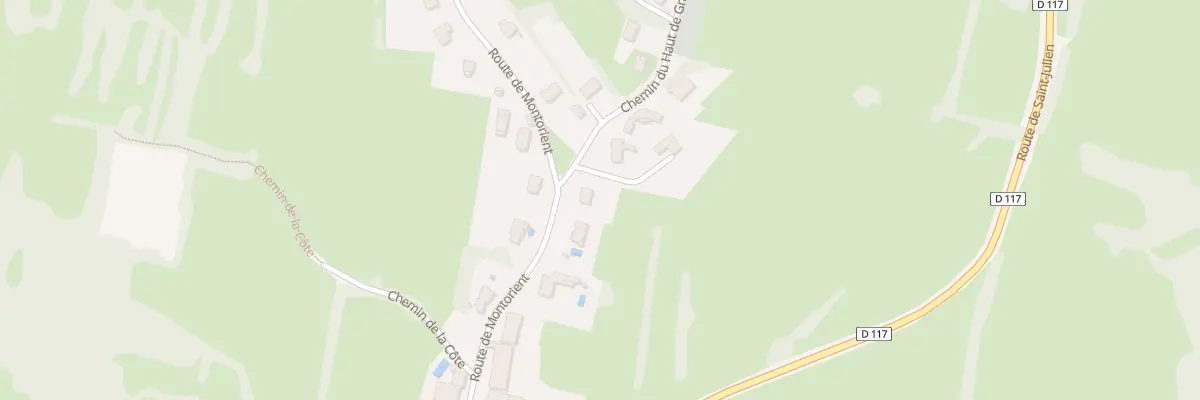 Plan du 194 Rte de Montorient à Geruge