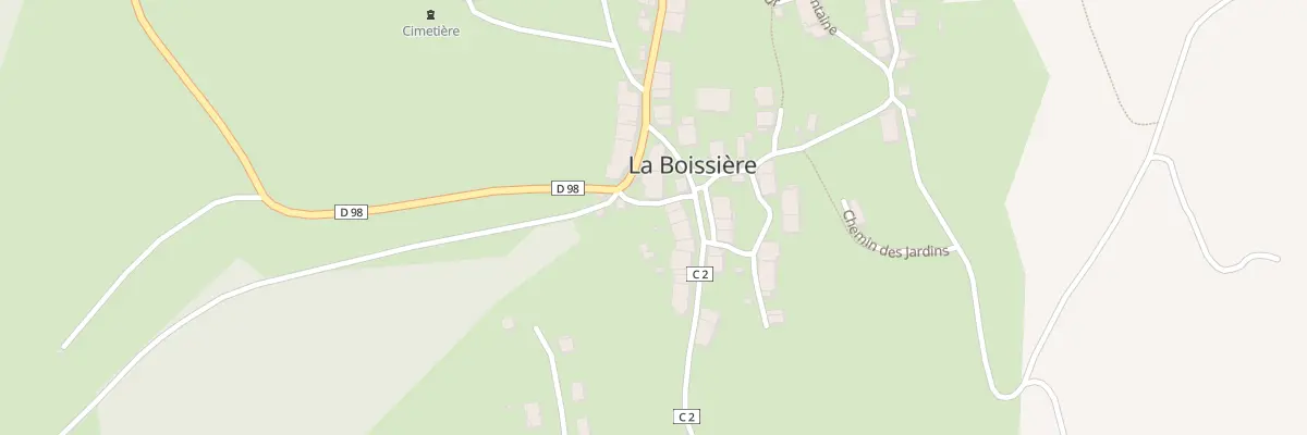 Plan du 1 Rue du Sabotier à La Boissière