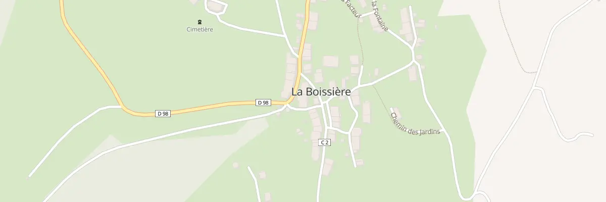 Plan du 13 Rue du Jeu de Quilles à La Boissière