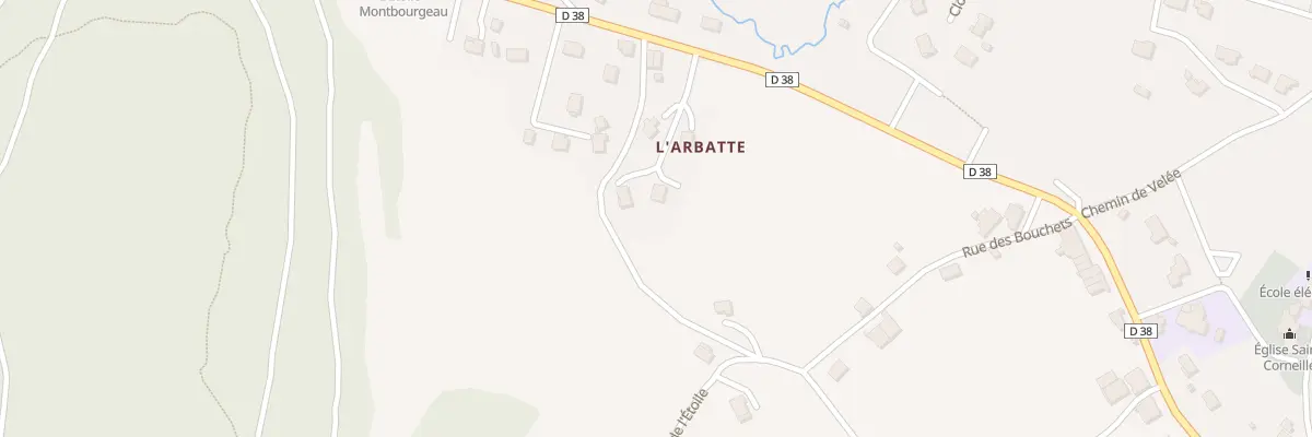 Plan du 303 Rte de Ruffey à L’Étoile