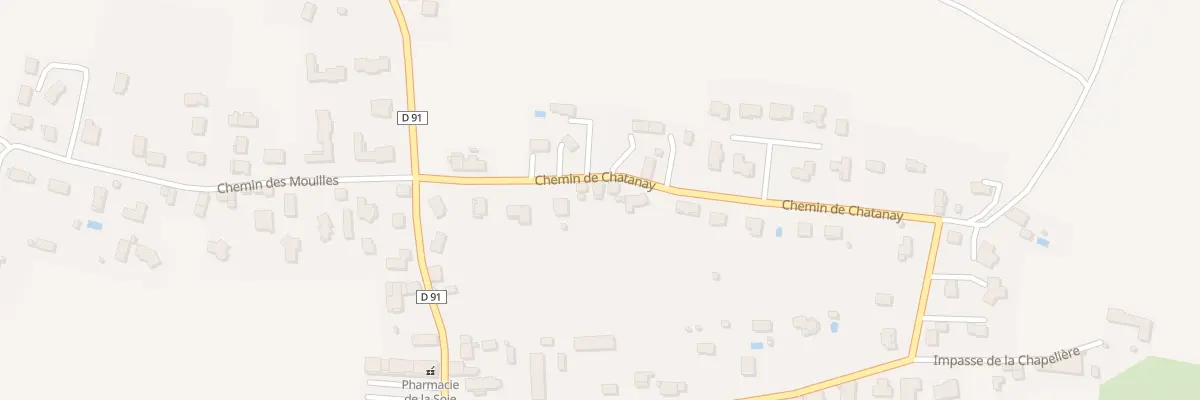 Plan du 148 Che de Chatanais à La Bâtie-Montgascon