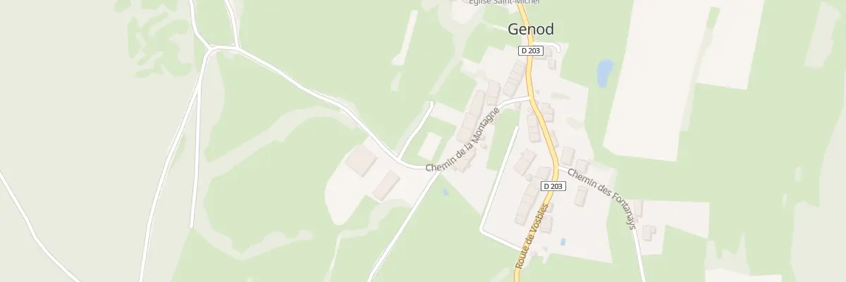 Plan du 5049 Che de la Montagne à Genod