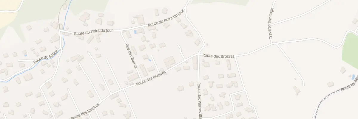 Plan du 605A Rte des Rivoires à Vourey