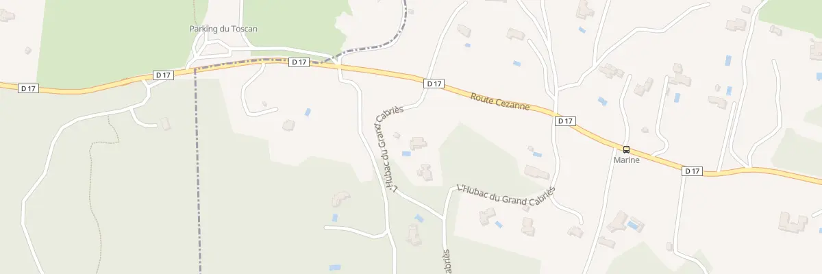 Plan du 5070 L’Hubac du Grand Cabries à Beaurecueil