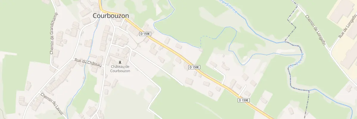 Plan du 5112 Au Village à Courbouzon