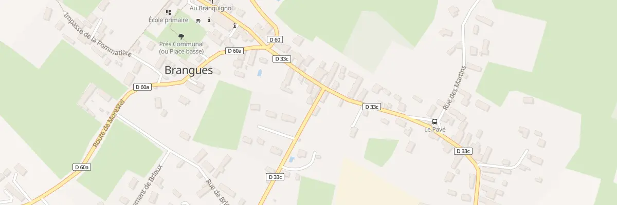 Plan du 5217 Le Village à Brangues