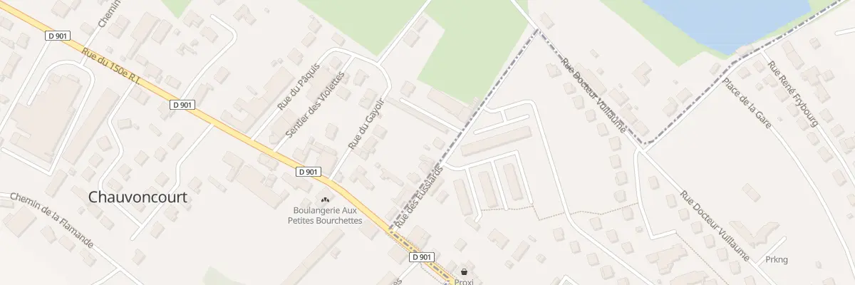 Plan du 5 Che des Eussiards à Chauvoncourt