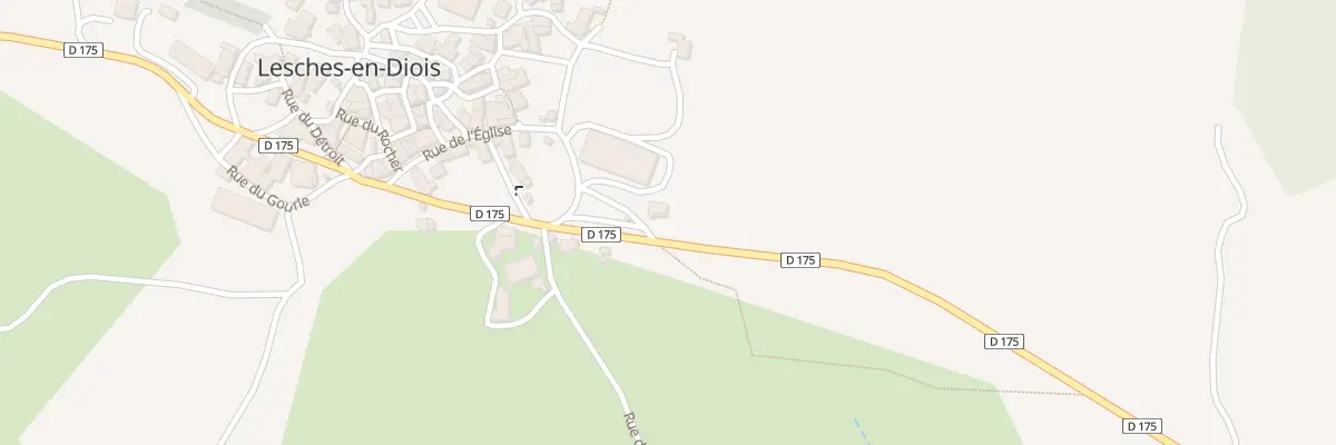 Plan du 8 Rte Departementale à Lesches-en-Diois