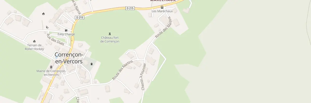 Plan du 9001 Rte des Martins à Corrençon-en-Vercors