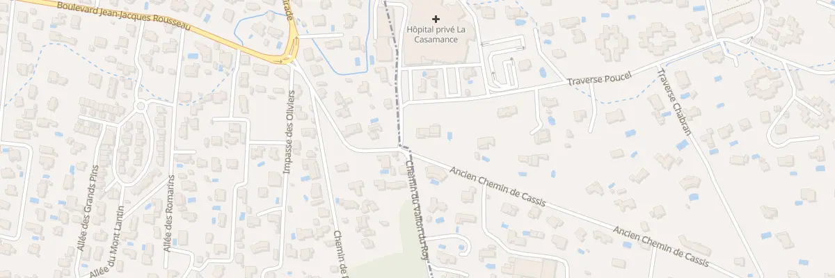 Plan du 25 Che de Cassis à Aubagne