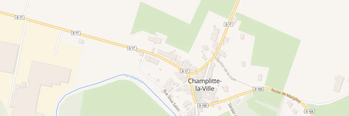Plan du 6 Rte de Champlitte(Champ L Vil) à Champlitte