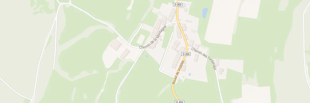 Plan du 5018 Che de la Montagne à Genod