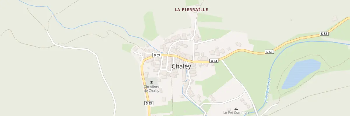 Plan du 12 Rue du Centre à Chaley