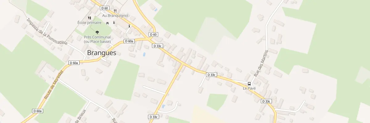 Plan du 5037 Le Village à Brangues