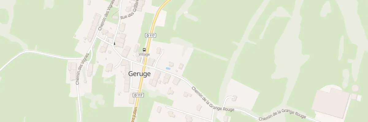 Plan du 89 Che de la Grange Rouge à Geruge