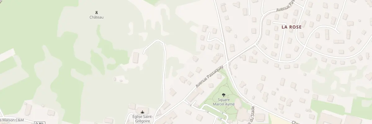 Plan du 199 Av Passaquay à Montmorot