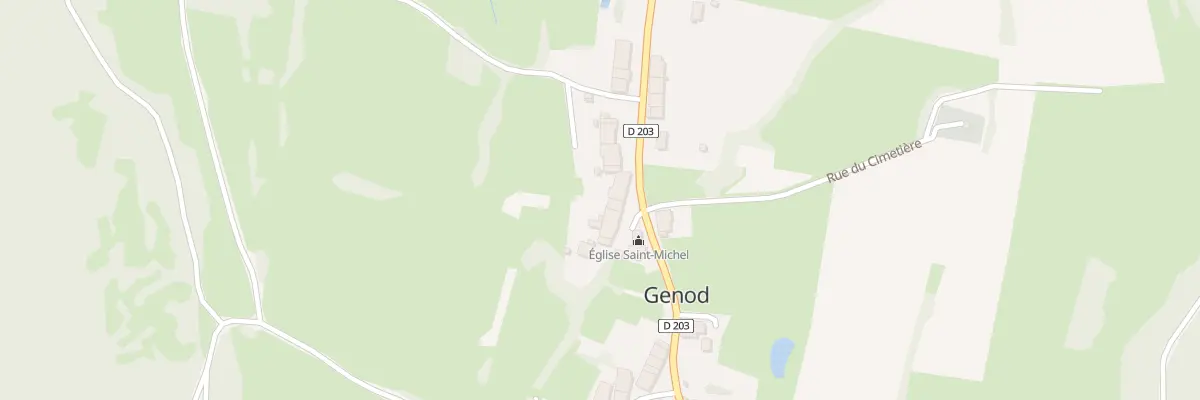 Plan du 87 Pl de l’Eglise à Genod