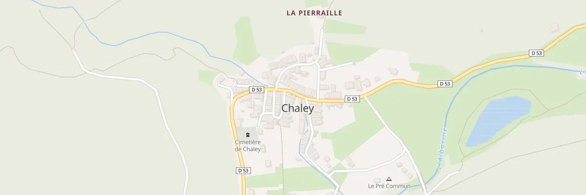 Plan du 14 Rue du Centre à Chaley