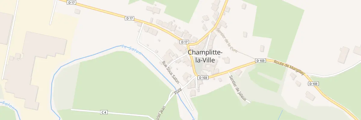Plan du 3 Rue de la Fontaine (Ch.La Vil) à Champlitte