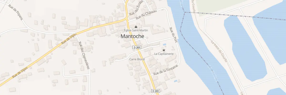 Plan du 1 Imp des Ecoles à Mantoche