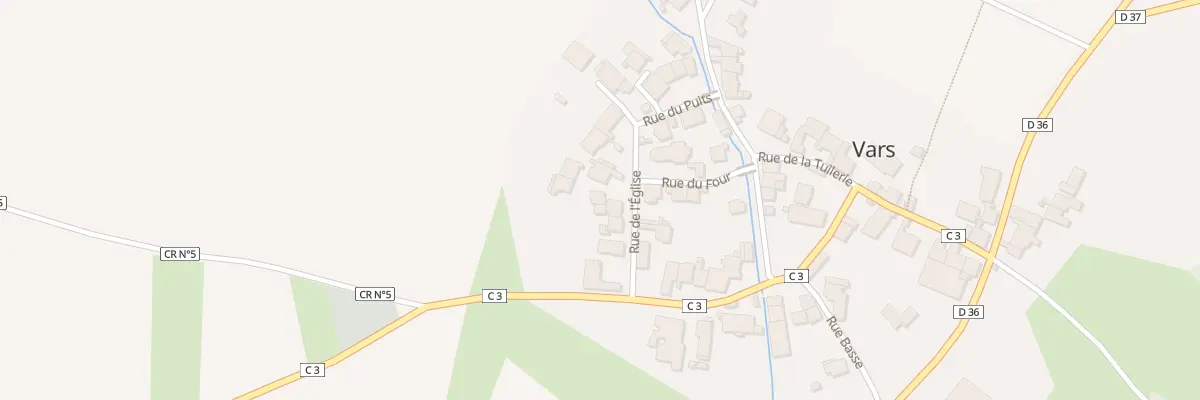 Plan du 6 Rue de l’Eglise à Vars
