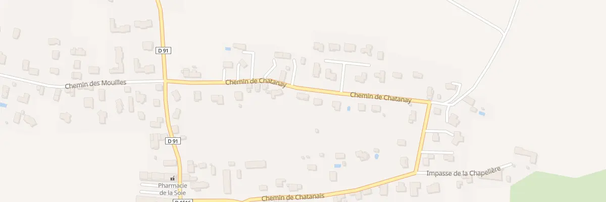 Plan du 210B Che de Chatanais à La Bâtie-Montgascon