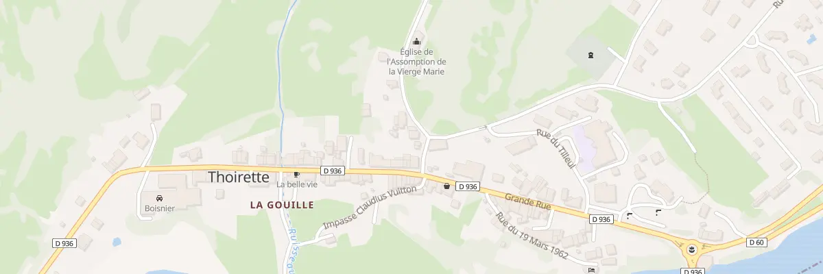 Plan du 1 Mte des Fontaines à Thoirette-Coisia