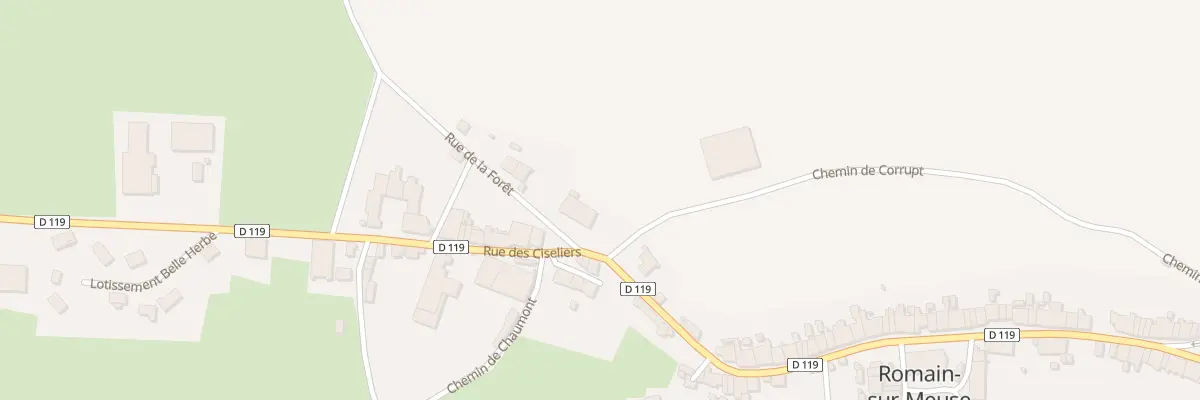 Plan du 2 Rue de la Foret à Romain-sur-Meuse