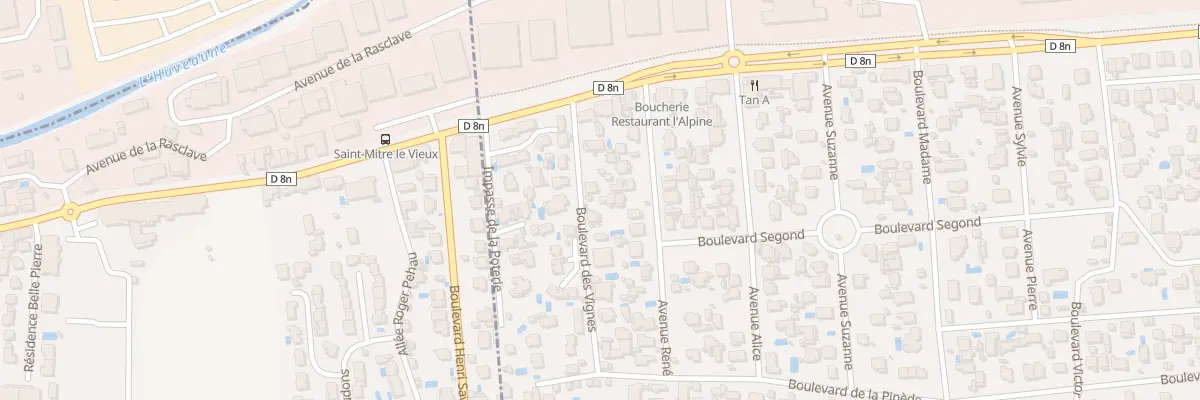 Plan du 9 Bd des Vignes à Aubagne