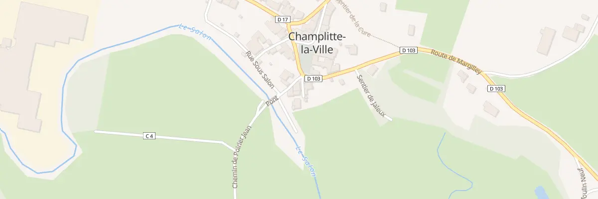 Plan du 4 Rue de Jaleux A Champ L Ville à Champlitte