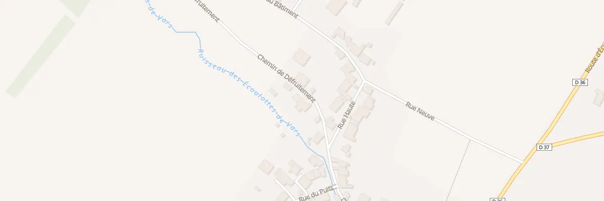 Plan du 3 Rue de Champlitte à Vars