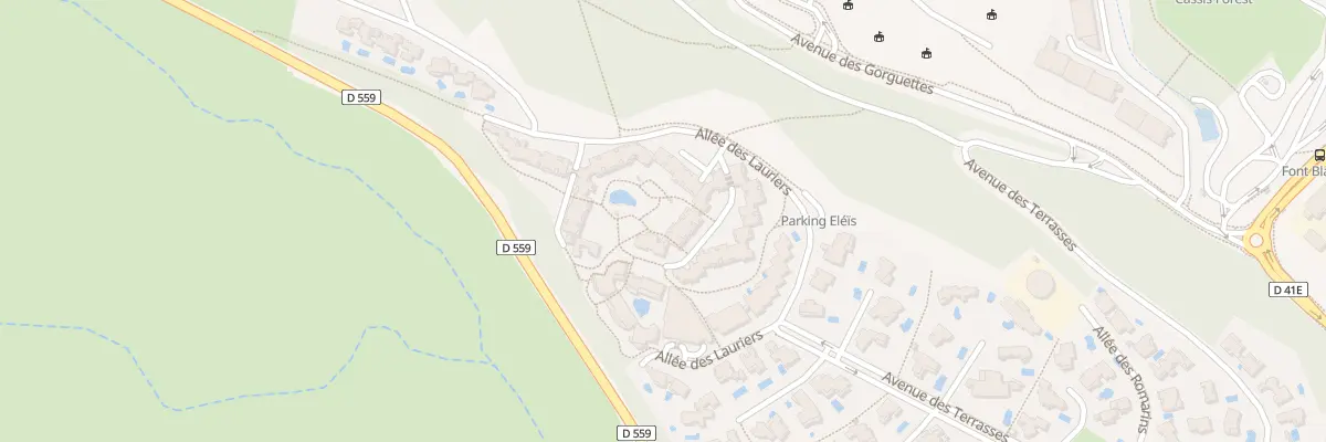 Plan du 9001 Res Cassis Bellevue à Cassis