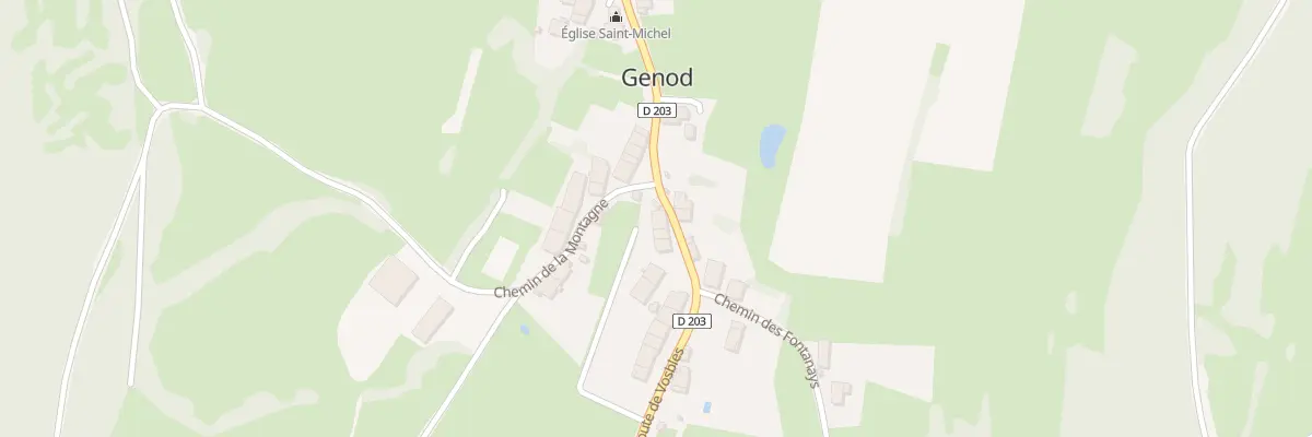 Plan du 5017 Rte de Vosbles à Genod