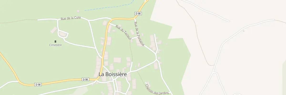 Plan du 225 Rue de la Fontaine à La Boissière