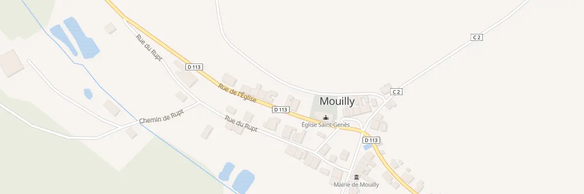 Plan du 4 Rue de l’Eglise à Mouilly