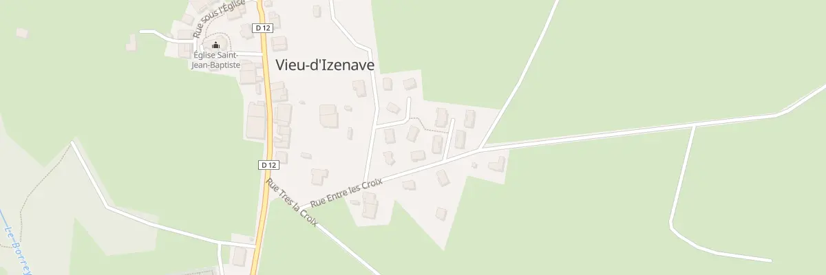 Plan du 30 Imp du Calvaire à Vieu-d’Izenave