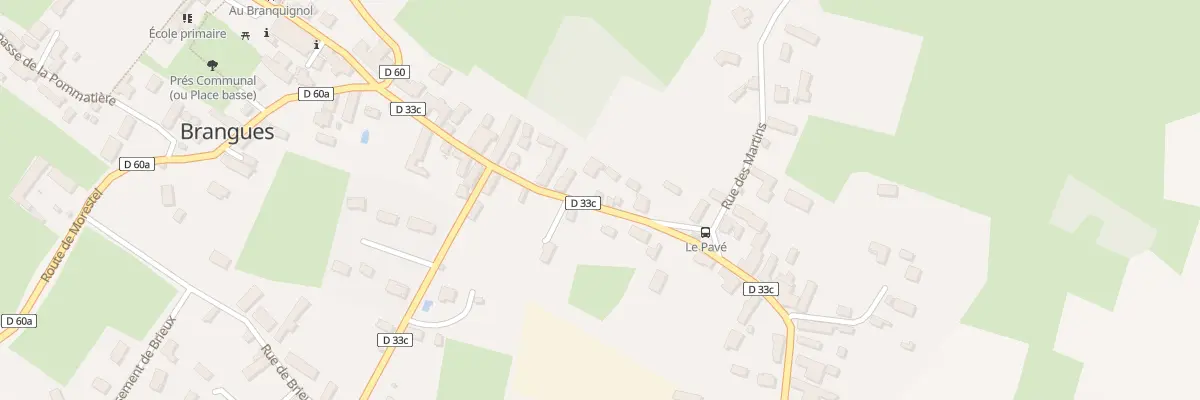 Plan du 5050 Le Village à Brangues